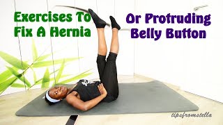 Full Workout Fix A Hernia Or Protruding Belly Button How To Fix A Hernia  7 Effective Exercises [upl. by Forsta]