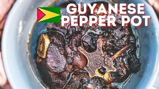 Guyanese PEPPER POT recipe  Delicious Guyanese Recipes  Guyanese Food [upl. by Kellby]