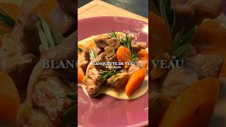 Blanquette de veau foodshorts recettefacile viande cooking recette cuisine foodie recipe [upl. by Laumas]