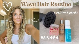 If you think you might have wavy hair try this EASY WAVY HAIR TUTORIAL [upl. by Nyral]