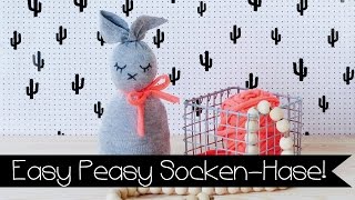 DIY  KUSCHELTIER AUS SOCKEN SELBER MACHEN  BASTELN MIT KINDERN [upl. by Surdna]