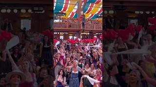 Italian Music and OKTOBERFEST  we think they liked it🍻🇩🇪🇮🇹 1200 Power Women knows how to Party🤩 [upl. by Spalding942]