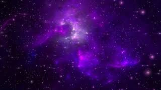 Purple Classic Galaxy 6000 Minutes Space Wallpaper Longest FREE Motion Background HD 4K 60fps [upl. by Ketti]