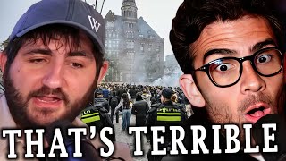 Amsterdam Chaos Is More Complicated Than We Thought  HasanAbi Reacts [upl. by Terina121]