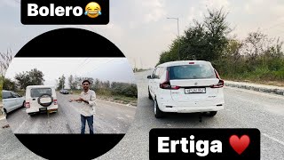 Mahindra Bolero VS Maruti Ertiga CNG Drag Race ❤️‍🔥 ertiga bolero dragrace [upl. by Edahsalof149]