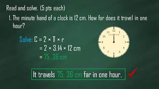 Solving Routine and Nonroutine Problems Involving Circumference of a Circle [upl. by Carney]