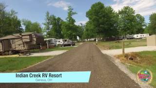 Indian Creek RV Resort Geneva OH [upl. by Aiciram]