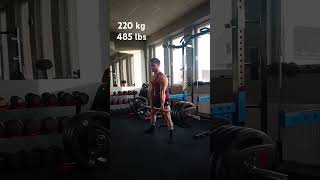 220 kg deadlift [upl. by Evette398]