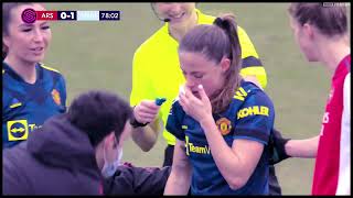 Ona Batlle vs Arsenal girls amp Katie McCabe red card [upl. by Loredo]