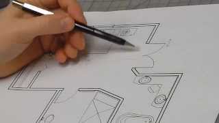 How to Draw an Architectural Interior Elevation [upl. by Costanza102]