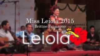 Miss Heilala Brittne Fuimaono for Miss South Pacific 20152016 [upl. by Hedi468]