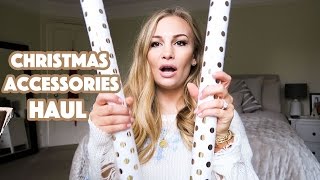 Christmas Accessories Haul  Anna Saccone [upl. by Candra]