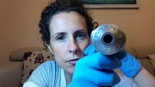 ASMR ROLEPLAY VISITA DERMATOLOGICA  mappatura dei nei personal attention [upl. by Melinda]