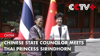 Chinese State Councilor Meets Thai Princess Sirindhorn [upl. by Traggat]