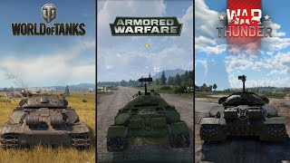 IS7  WORLD OF TANKS vs ARMORED WARFARE vs WAR THUNDER [upl. by Atnuahs869]