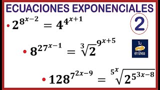 📘TEORÍA DE EXPONENTES 09 Ecuaciones Exponenciales de Segundo Nivel [upl. by Ayekin]