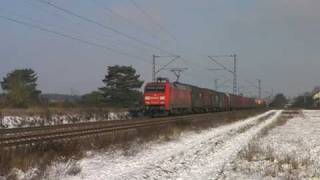 152 0220 mit gemischtem Güterzug in Wiesental [upl. by Assetan]