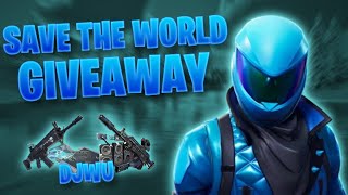 Live Save the world Giveaway 144 Guns Christmaslive savetheworld fortnite stw giveaway [upl. by Arabela]