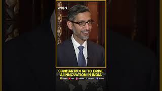 PM Modi Calls On Sundar Pichai To Lead AI Innovation In India At NY Tech Roundtable  WION Shorts [upl. by Inittirb]