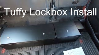 Tuffy Underseat Lockbox Install [upl. by Gert]