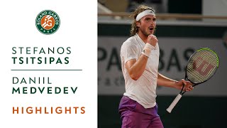 Stéfanos Tsitsipás vs Daniil Medvedev  Quarterfinals Highlights I RolandGarros 2021 [upl. by Gal]