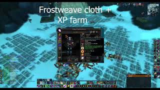 Frostweave cloth farm INFINITE also 7883lvling [upl. by Hales]