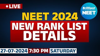 NEET 2024  New Rank List Details [upl. by Alida13]