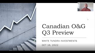 Canadian Oil amp Gas Q3 Preview Session [upl. by Juan926]