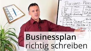 So schreibst du einen erfolgreichen Businessplan [upl. by Cerf]