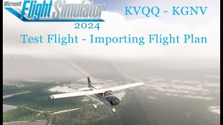 Microsoft Flight Simulator 2024  Test Flight Success Importing Flight Plans amp Weather Changes [upl. by Ray]