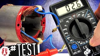 HOW TO Test If The Motor Field Coil  Stator Is Damaged ElectricMotor Electricity [upl. by Melodee]