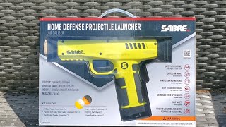 The Sabre pepper projectile launcher  First impressions and Testing Honest Review [upl. by Yrahca362]