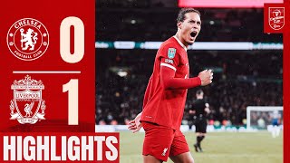 HIGHLIGHTS Unreal Scenes as Virgil van Dijk Wins Carabao Cup At Wembley Chelsea 01 Liverpool [upl. by Isidro279]