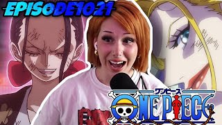 🔥NICO ROBIN VS BLACK MARIA🔥 One Piece Episode 1021  REACTION [upl. by Ettore103]