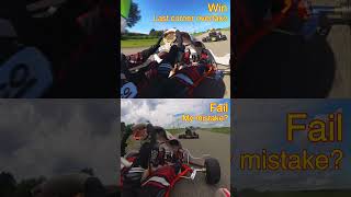 Karting WinFail  same corner different outcome [upl. by Isnam224]