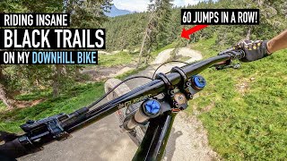 BLACK MTB TRAILS ARE THE BEST LEOGANG BIKEPARK [upl. by Aleik]