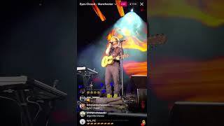 Ed Sheeran  Eyes Closed Live On Instagram [upl. by Hsakaa]