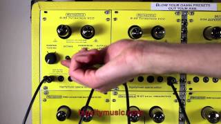 Beautiful Metasonix R55 Vacuum Tyratron VCO Arpeggiations [upl. by Ferrigno]