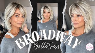 BROADWAY by Belle Tress in Crushed Almond BlondeR  Wig Review  WigsByPattisPearlscom [upl. by Bocoj530]