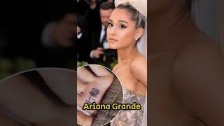 Ariana Grande tattoo Gone Wrong😱 shorts shortfeed arianagrande tattoo [upl. by Soinski]