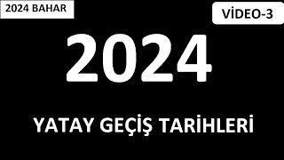 2024 YATAY GEÇİŞ TARİHLERİ 2024 BAHAR DÖNEMİ GEÇİŞ TARİHLERİ YATAY GEÇİŞ VİDEO3 [upl. by Saref]