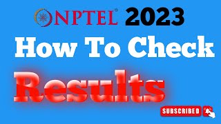 NPTEL RESULTS  HOW TO CHECK NPTEL RESULTS [upl. by Orag196]