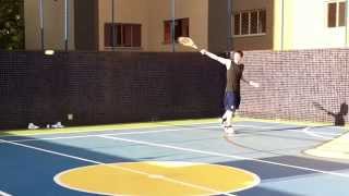 One handed backhand Grip continental [upl. by Tanny459]