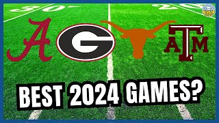 REACTION The BEST Matchups On The 2024 SEC Football Schedule [upl. by Sacha]