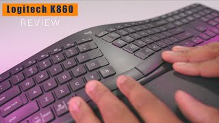 Logitech ERGO K860 Keyboard Review [upl. by Johannah84]