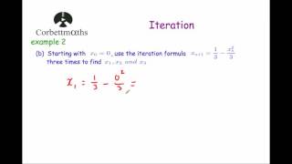 Iteration  Corbettmaths [upl. by Nylsoj]