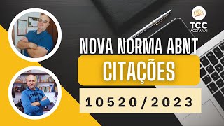 Como fazer CITAÇÕES  ABNT NBR 105202023  ATUALIZADA 😱 [upl. by Anilag13]