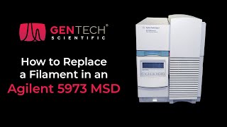 How to Replace a Filament in an Agilent 5973 MSD [upl. by Rein]