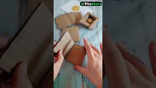 How To Make A Coin Bank From Cardboard  Easy amp Awesome Cardboard Project moneybox papercraft [upl. by Sirromad]