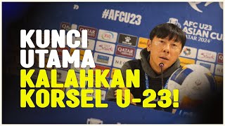 Shin Taeyong Sebut Sudah Punya Kunci untuk Timnas Indonesia U23 Kalahkan Korea Selatan U23 [upl. by Ayatnwahs]